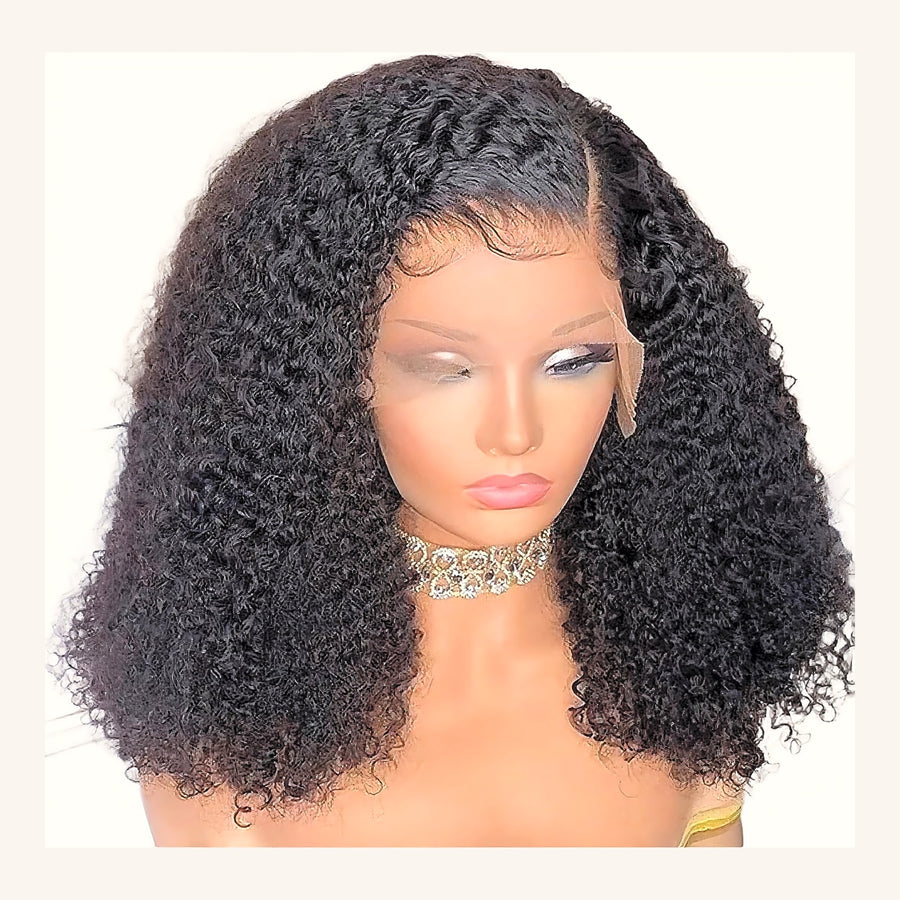 Deep Wave Hair Wig, Wet and Wavy, 14 inches