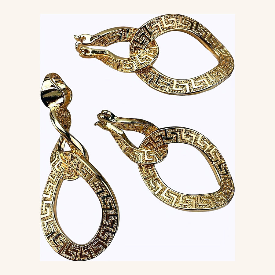 Macdanny Exquisite Gold Earring ME0014