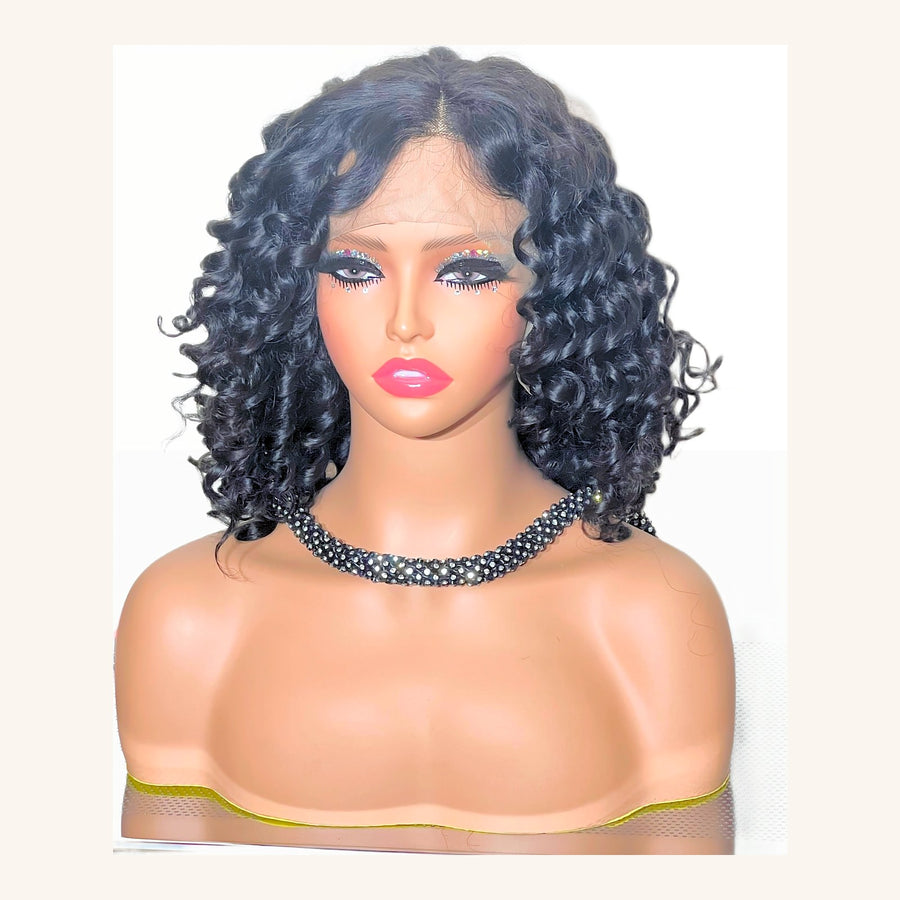 Macdanny No 16 Black Curly virgin Brazilian Hair
